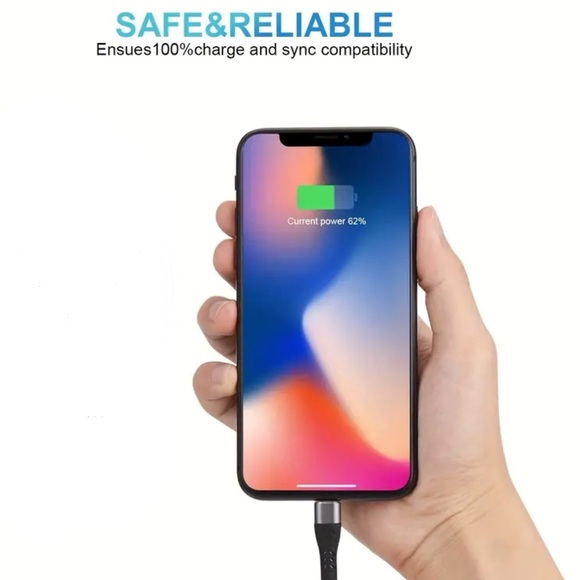 Apple Certified 6ft Lightning Charger C Cable iPhone 14/13/12/11/X/XS/XR/XS iPad - Picture 5 of 16